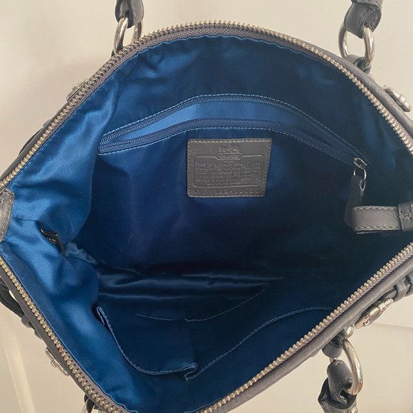 COACH Charcoal Gray Purse - Picture 3 of 3